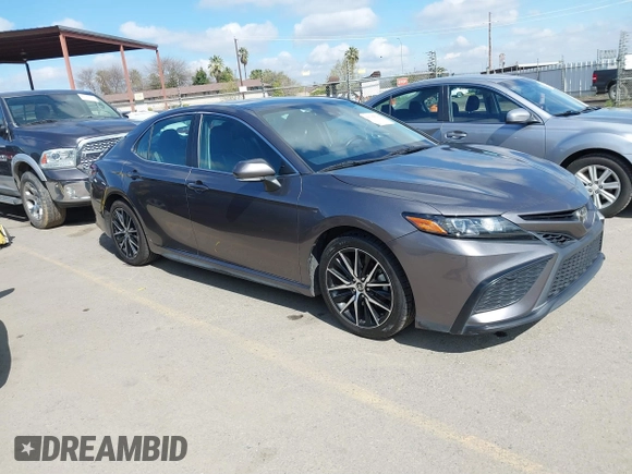 2022 Toyota Camry SE with VIN 4T1G11AK1NU499064, listed as a IAAI auction lot 41734310 with 87,159 mi miles and . Bid and sale history available at DreamBid. Image 1.
