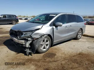 2019 Honda Odyssey EX z VIN 5FNRL6H56KB053887, wystawiony jako Copart lot #55537275 z przebiegiem 130 913 mil mil oraz Szkoda całkowita • Salvage title. Historia ofert i sprzedaży dostępna na DreamBid. Obrazek 1.