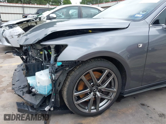 2020 Lexus IS 300 F Sport with VIN JTHGA1D25L5101652, listed as a IAAI auction lot 42360877 with 32,540 mi miles and . Bid and sale history available at DreamBid. Image 18.