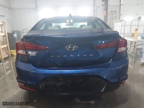 2020 Hyundai Elantra SEL with VIN 5NPD84LF3LH569739, listed as a IAAI auction lot 41270772 with 99,508 mi miles. Bid and sale history available at carsss.com. Image 16.