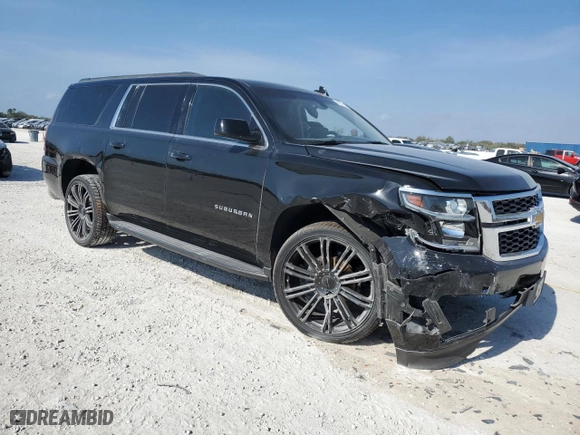 2018 Chevrolet Suburban LS with VIN 1GNSCGKC6JR233403, listed as a Copart auction lot 41522755 with 0 mi miles and Salvage Title. Bid and sale history available at carsss.com. Image 4.