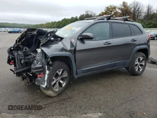 2016 Jeep Cherokee Trailhawk with VIN 1C4PJMBB3GW221181, listed as a Copart auction lot 65204844 with 116,739 mi miles and Non Repairable. Bid and sale history available at carsss.com. Image 1.