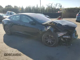 2022 Tesla Model S with VIN 5YJSA1E59NF460010, listed as a Copart auction lot 42797455 with Not provided miles and Salvage title. Bid and sale history available at DreamBid. Image 4.