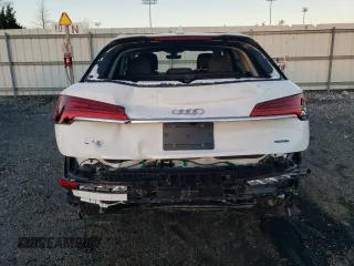 2022 Audi Q5 S line Prestige with VIN WA1FAAFY6N2047503, listed as a Copart auction lot 84794264 with 17,646 mi miles and Salvage Title. Bid and sale history available at carsss.com. Image 6.