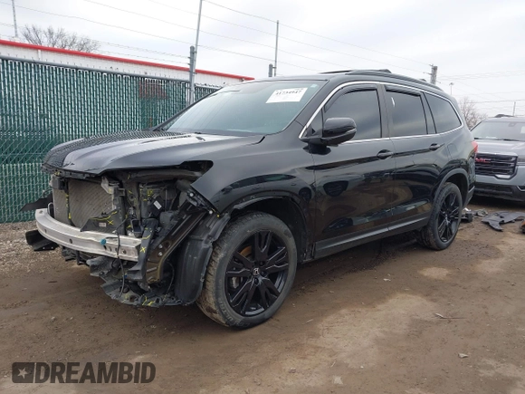 2021 Honda Pilot Special Edition with VIN 5FNYF6H23MB004612, listed as a IAAI auction lot 41734947 with 115,295 mi miles and . Bid and sale history available at DreamBid. Image 2.