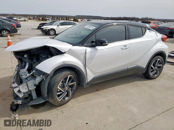 2022 Toyota C-HR XLE with VIN NMTKHMBX6NR146554, listed as a Copart auction lot 48039255 with 41,298 mi miles and Salvage Title. Bid and sale history available at carsss.com. Image 1.