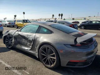 2024 Porsche 911 Carrera with VIN WP0AA2A9XRS207622, listed as a Copart auction lot 68636984 with 5,813 mi miles and Salvage Title. Bid and sale history available at carsss.com. Image 2.