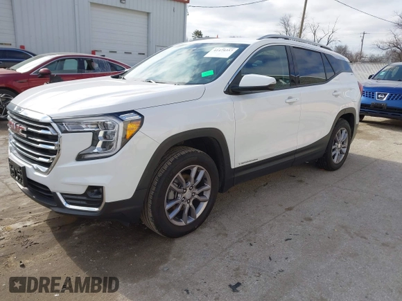 2023 GMC Terrain SLT with VIN 3GKALVEG1PL186230, listed as a IAAI auction lot 41479357 with 36,173 mi miles and . Bid and sale history available at carsss.com. Image 23.