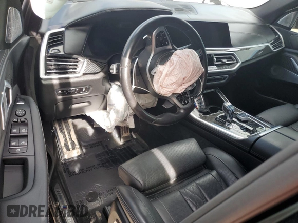 2021 BMW X5 M50i with VIN 5UXJU4C05M9G90231, listed as a Copart auction lot 87257854 with 54,704 mi miles and Non Repairable. Bid and sale history available at carsss.com. Image 8.