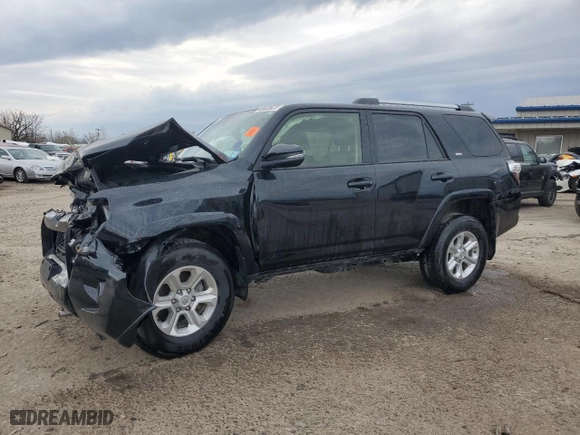 2024 Toyota 4Runner SR5 Premium with VIN JTENU5JR5R6221832, listed as a Copart auction lot 49089625 with 22,929 mi miles and Salvage Title. Bid and sale history available at carsss.com. Image 1.