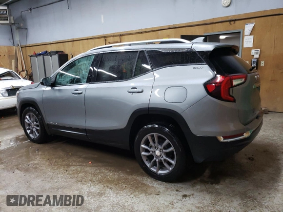 2024 GMC Terrain SLT with VIN 3GKALVEG1RL263925, listed as a Copart auction lot 49842095 with 10,657 mi miles and Salvage title. Bid and sale history available at DreamBid. Image 2.