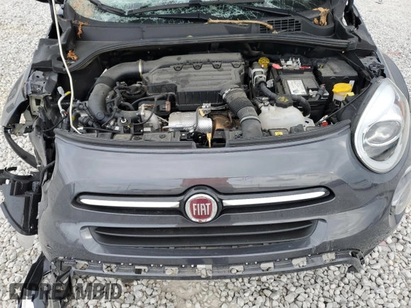 2021 FIAT 500X Trekking with VIN ZFBNF3B18MP945435, listed as a Copart auction lot 78608024 with Not provided miles and Salvage title. Bid and sale history available at DreamBid. Image 13.