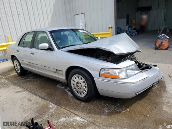 2003 Mercury Grand Marquis GS Convenience with VIN 2MEFM74W93X654361, listed as a Copart auction lot 63485294 with 165,569 mi miles and Salvage Title. Bid and sale history available at carsss.com. Image 4.