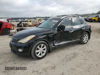 2009 Infiniti EX Journey with VIN JNKAJ09E79M900365, listed as a Copart auction lot 43980845 with 198,499 mi miles and Salvage Title. Bid and sale history available at carsss.com. Image 1.
