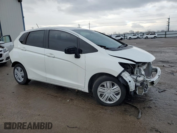 2018 Honda Fit LX with VIN 3HGGK5H40JM732853, listed as a Copart auction lot 43205955 with 73,413 mi miles and Salvage Title. Bid and sale history available at carsss.com. Image 4.