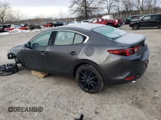2025 Mazda 3 S Select Sport with VIN 3MZBPABM1SM456208, listed as a Copart auction lot 42689985 with 272 mi miles and Salvage Title. Bid and sale history available at DreamBid. Image 2.