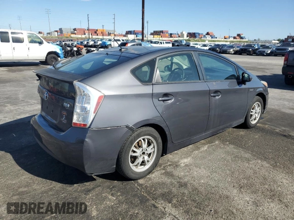 2011 Toyota Prius I with VIN JTDKN3DU8B1451523, listed as a Copart auction lot 50741945 with 160,698 mi miles and Salvage Title. Bid and sale history available at carsss.com. Image 3.