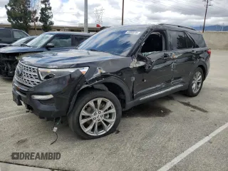 2021 Ford Explorer Limited with VIN 1FMSK7FHXMGB52658, listed as a Copart auction lot 48803235 with 92,158 mi miles and Clean Title. Bid and sale history available at carsss.com. Image 1.