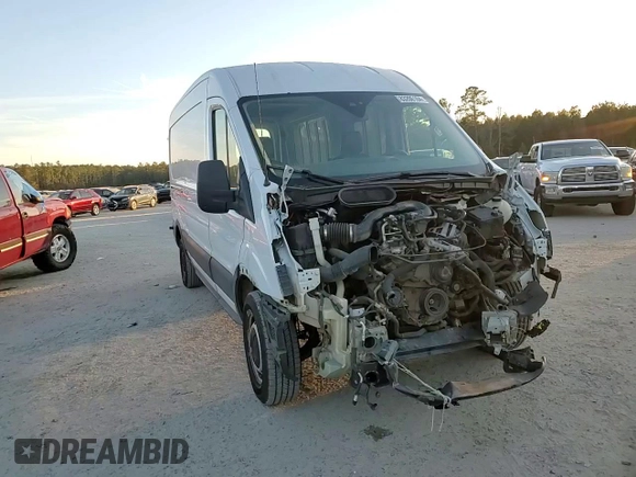 2020 Mercedes-Benz Sprinter with VIN W1W4EBHY4LT019845, listed as a Copart auction lot 46849875 with 60,201 mi miles and Salvage Title. Bid and sale history available at DreamBid. Image 11.
