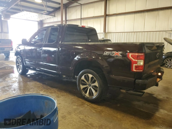 2020 Ford F-150 XL with VIN 1FTEX1EP4LKD63889, listed as a Copart auction lot 64065785 with 39,801 mi miles and Salvage title. Bid and sale history available at DreamBid. Image 2.