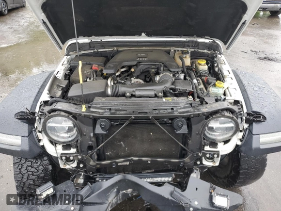 2019 Jeep Wrangler Unlimited Rubicon with VIN 1C4HJXFG8KW678265, listed as a Copart auction lot 57700695 with 120,950 mi miles and Salvage title. Bid and sale history available at DreamBid. Image 11.