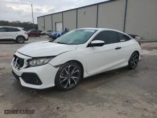 2019 Honda Civic Si Coupe with VIN 2HGFC3A53KH755222, listed as a Copart auction lot 83695234 with 38,654 mi miles and Salvage Title. Bid and sale history available at carsss.com. Image 1.