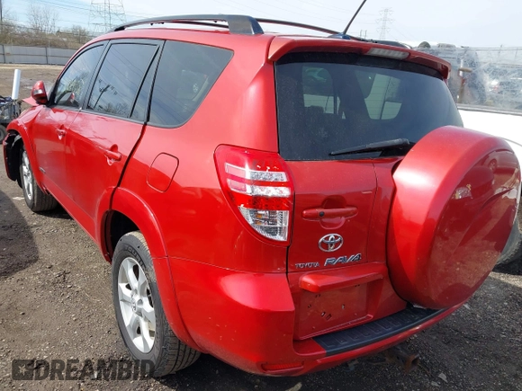 2009 Toyota RAV4 Ltd with VIN JTMBK31V49D006565, listed as a IAAI auction lot 41839558 with 222,798 mi miles. Bid and sale history available at carsss.com. Image 3.