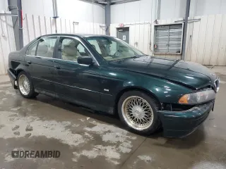 2001 BMW 5 Series 525i with VIN WBADT33481GF40536, listed as a Copart auction lot 48314315 with 165,461 mi miles and Salvage Title. Bid and sale history available at carsss.com. Image 4.