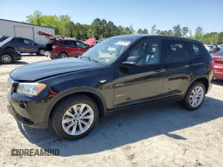 2014 BMW X3 xDrive28i with VIN 5UXWX9C52E0D22262, listed as a Copart auction lot 52397365 with 134,615 mi miles and Salvage Title. Bid and sale history available at DreamBid. Image 1.