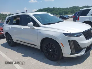2021 Cadillac XT6 Sport with VIN 1GYKPGRS4MZ222263, listed as a IAAI auction lot 42443907 with 18,353 mi miles and . Bid and sale history available at DreamBid. Image 13.