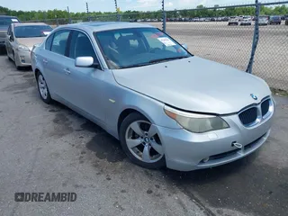 2004 BMW 5 Series 530i z VIN WBANA73554B805258, wystawiony jako IAAI lot #42246226 z przebiegiem Nie podano mil oraz . Historia ofert i sprzedaży dostępna na DreamBid. Obrazek 1.