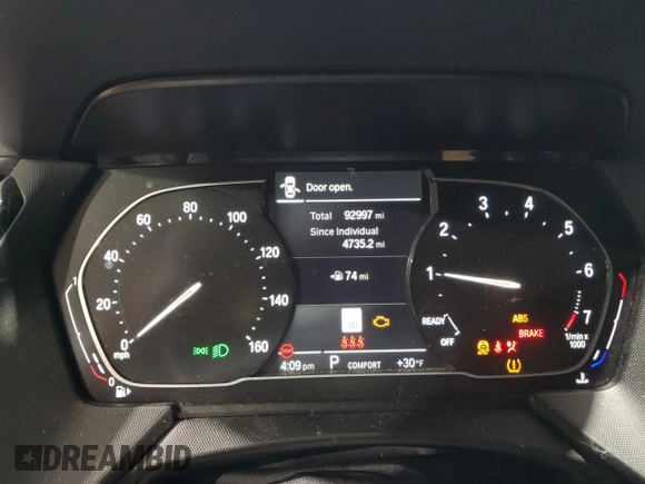 2021 BMW 2 Series 228i xDrive with VIN WBA73AK04M7G53887, listed as a Copart auction lot 85382374 with 92,997 mi miles and Salvage title. Bid and sale history available at DreamBid. Image 9.