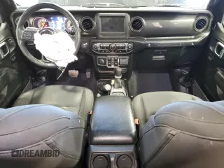 2022 Jeep Wrangler Unlimited Sport with VIN 1C4HJXDN9NW264238, listed as a Copart auction lot 87304774 with 33,217 mi miles and Salvage Title. Bid and sale history available at DreamBid. Image 8.
