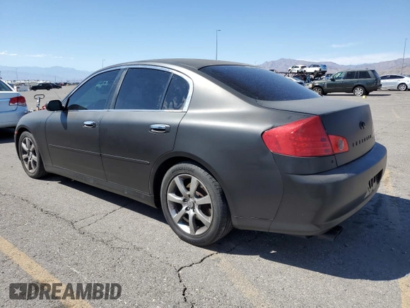 2006 Infiniti G35 with VIN JNKCV51E36M500160, listed as a Copart auction lot 71505364 with 236,731 mi miles and Salvage Title. Bid and sale history available at DreamBid. Image 2.