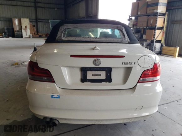 2012 BMW 1 Series 128i with VIN WBAUN1C5XCVH84372, listed as a Copart auction lot 54162815 with 127,420 mi miles and Clean title. Bid and sale history available at DreamBid. Image 6.