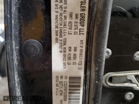 2013 Dodge Dart SXT z VIN 1C3CDFBA7DD289360, wystawiony jako Copart lot #58164025 z przebiegiem 113 736 mil mil oraz Szkoda całkowita • Salvage title. Historia ofert i sprzedaży dostępna na DreamBid. Obrazek 12.