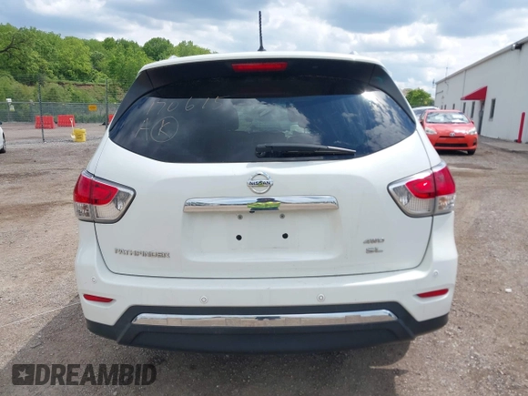 2014 Nissan Pathfinder S with VIN 5N1AR2MM3EC612715, listed as a IAAI auction lot 42356789 with 171,921 mi miles and . Bid and sale history available at DreamBid. Image 16.