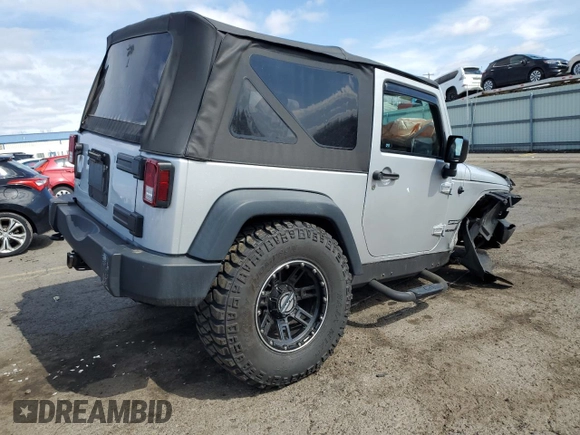 2010 Jeep Wrangler Sport with VIN 1J4AA2D15AL154911, listed as a Copart auction lot 51255575 with Not Provided miles and Salvage Title. Bid and sale history available at carsss.com. Image 3.