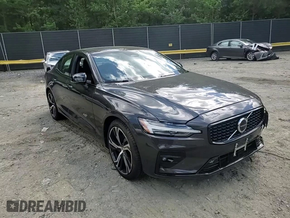 2024 Volvo S60 Ultimate Dark Theme with VIN 7JRL12TM4RG313644, listed as a Copart auction lot 55887415 with 10,606 mi miles and Salvage title. Bid and sale history available at DreamBid. Image 13.