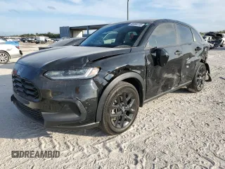 2023 Honda HR-V Sport with VIN 3CZRZ1H55PM708359, listed as a Copart auction lot 46360735 with 31,713 mi miles and Salvage Title. Bid and sale history available at carsss.com. Image 1.