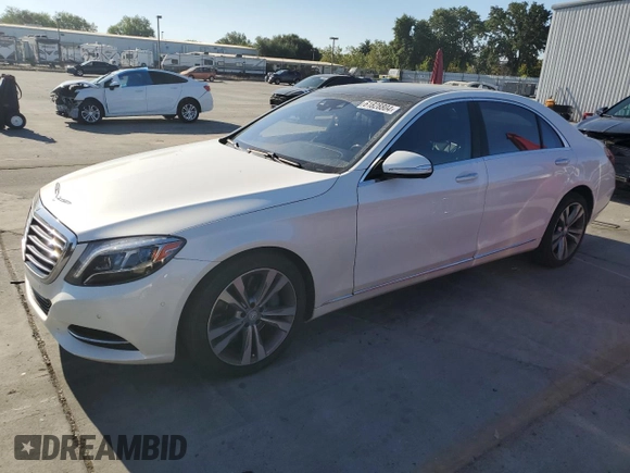 2017 Mercedes-Benz S 550e with VIN WDDUG6DB2HA288210, listed as a Copart auction lot 61828804 with 88,540 mi miles and Salvage Title. Bid and sale history available at DreamBid. Image 1.