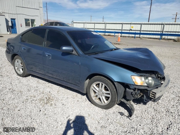2005 Subaru Legacy Sedan (Natl) with VIN 4S3BL616157200454, listed as a Copart auction lot 76316304 with 244,598 mi miles and Salvage Title. Bid and sale history available at carsss.com. Image 4.