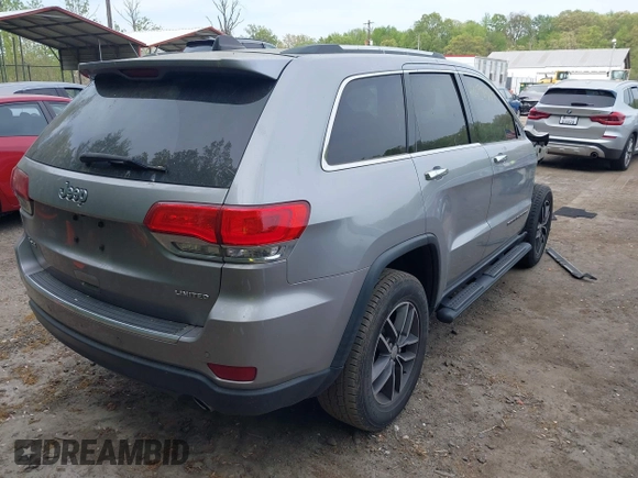 2018 Jeep Grand Cherokee Limited with VIN 1C4RJFBG1JC268346, listed as a IAAI auction lot 42098347 with 74,505 mi miles and . Bid and sale history available at DreamBid. Image 4.