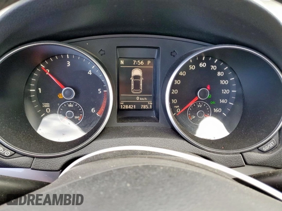 2014 Volkswagen Golf TDI w/Sunroof & Nav z VIN WVWDM7AJ2EW000544, wystawiony jako Copart lot #59343995 z przebiegiem 128 421 mil mil oraz Szkoda całkowita • Salvage title. Historia ofert i sprzedaży dostępna na DreamBid. Obrazek 9.