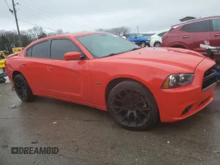 2014 Dodge Charger RT Plus with VIN 2C3CDXDT2EH360585, listed as a Copart auction lot 77067954 with 130,117 mi miles and Salvage Title. Bid and sale history available at carsss.com. Image 4.