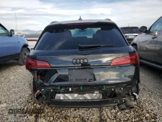 2023 Audi SQ5 Premium Plus with VIN WA1B4AFY8P2145974, listed as a Copart auction lot 74813564 with 15,394 mi miles and Salvage Title. Bid and sale history available at carsss.com. Image 6.