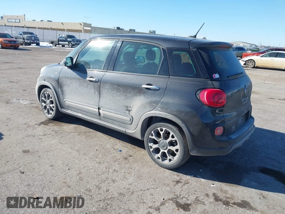 2014 FIAT 500L Trekking with VIN ZFBCFADH4EZ017858, listed as a IAAI auction lot 41313202 with 190,725 mi miles and . Bid and sale history available at DreamBid. Image 3.