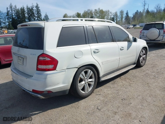 2011 Mercedes-Benz GL-Class GL 450 with VIN 4JGBF7BE6BA744591, listed as a IAAI auction lot 42047641 with 1 mi miles. Bid and sale history available at carsss.com. Image 4.