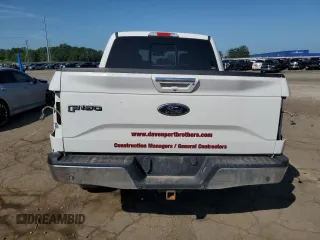 2016 Ford F-150 XLT with VIN 1FTEW1EG9GFC67242, listed as a Copart auction lot 61591545 with 184,204 mi miles and Salvage title. Bid and sale history available at DreamBid. Image 6.