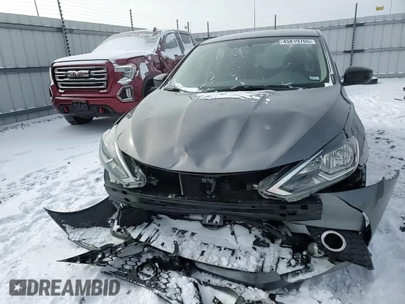 2018 Nissan Sentra S with VIN 3N1AB7AP3JY273771, listed as a Copart auction lot 45819765 with 52,003 mi miles and Salvage Title. Bid and sale history available at carsss.com. Image 12.
